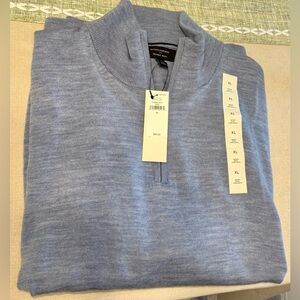 Banana Republic Men's Merino Half-Zip Sweater